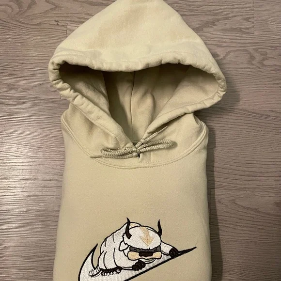 Appa Check Cream Hoodie avatar last air bender - Picture 6 of 6